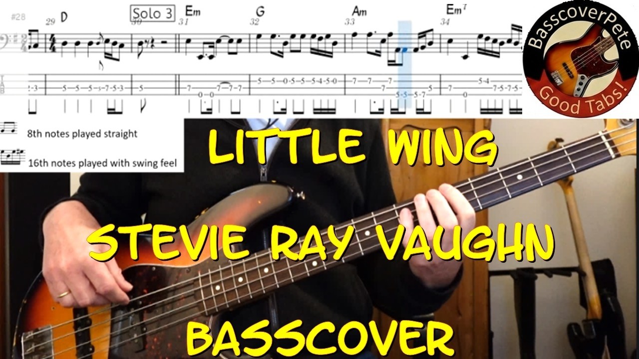 Stevie Ray Vaugh - Little Wing. Bass Cover Tabs Score (standard notation) Chords Transcription