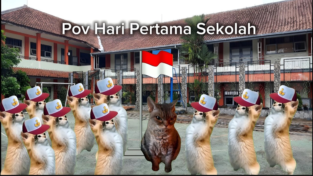 Pov Kucing Hari Pertama Sekolah MPLS | meme kucing lucu #pov #meme #kucing #cat