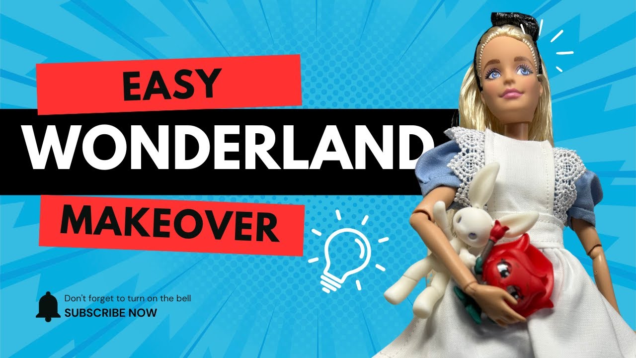 Barbie Makeover in a Flash! 🕒 My Fastest Doll Transformation Yet – Alice in Wonderland Edition