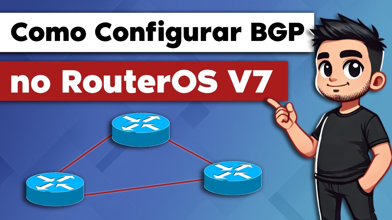 Como configurar uma sessão BGP na versão 7 do RouterOS!