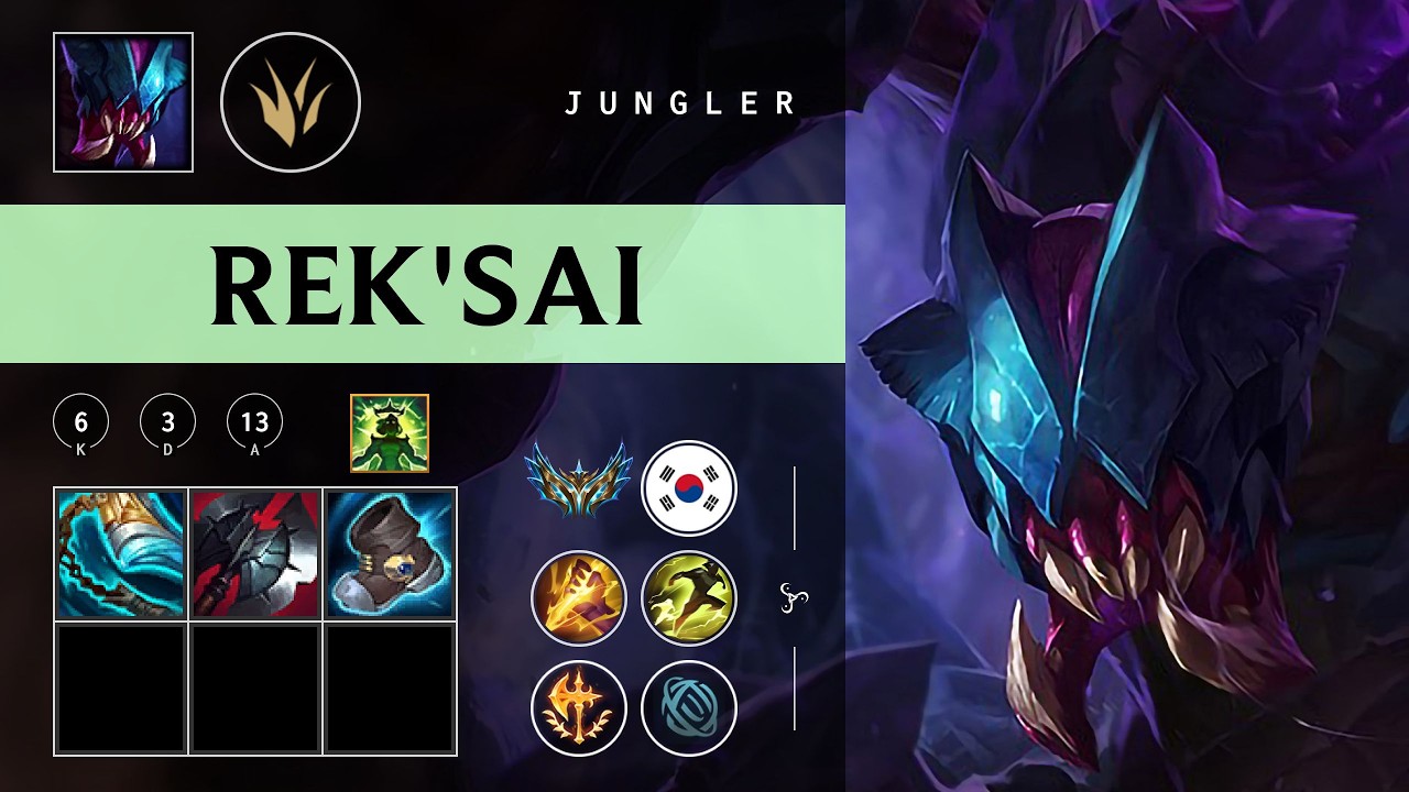 Rek'Sai Jungle vs Fiddlesticks - KR Challenger Patch 26.05