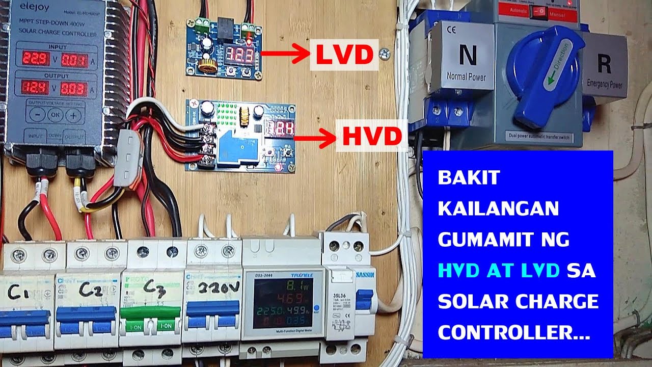 PAANO MAG INSTALL NG LVD AT HVD SA BATTERY