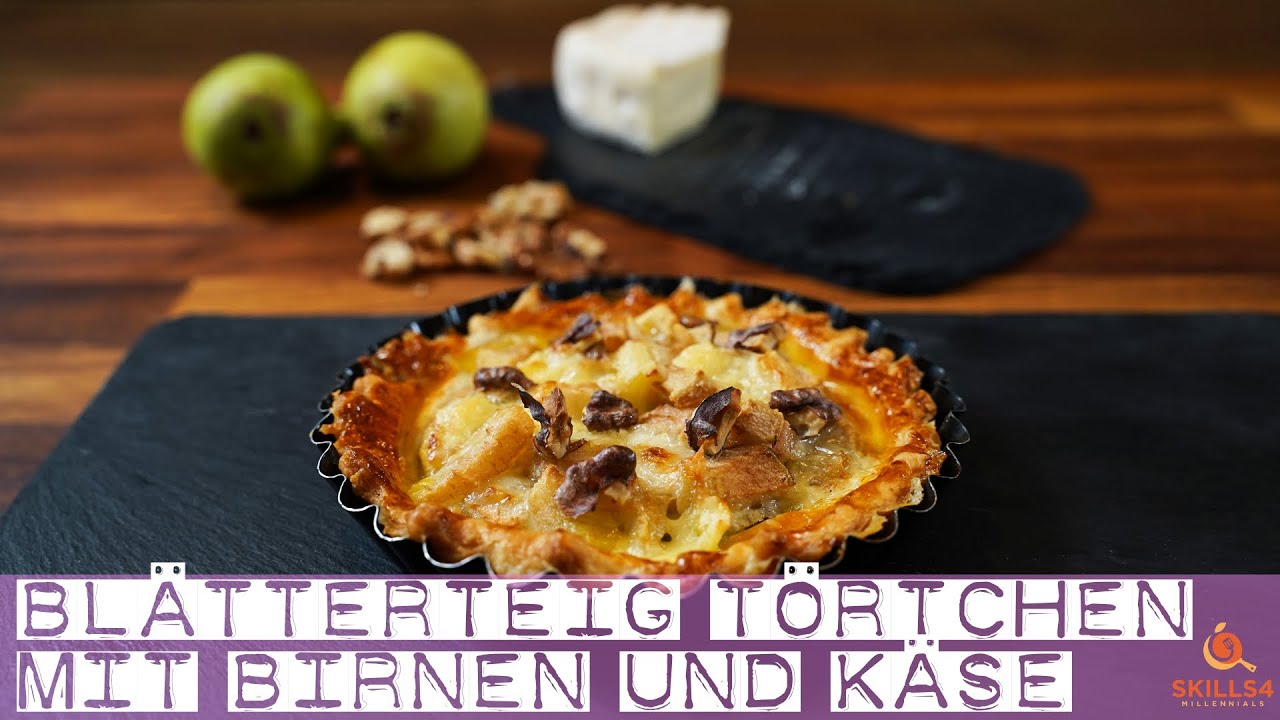 Birnen in Blätterteig mit Weichkäse | Aperitivo Italiano