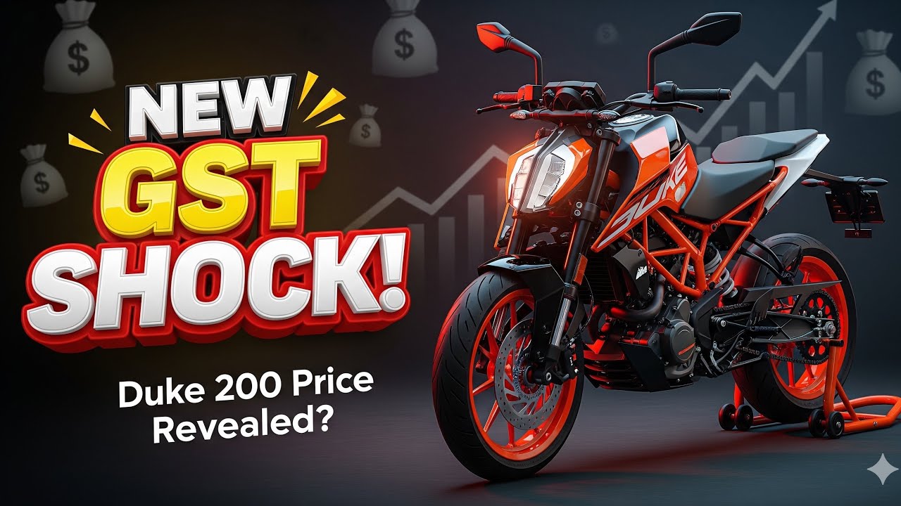 KTM Duke 200 New On Road Price 2025 | New GST Tax Rule in India | EMI Calculation