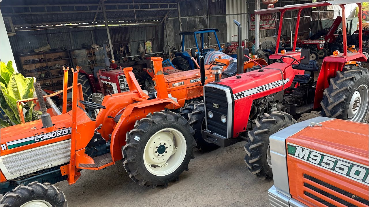 Kubota L3602DT, Phẹt 290, Kubota M7000 Hai Cầu cập bến Nông cơ Bảy Ghì. LH 0918152958