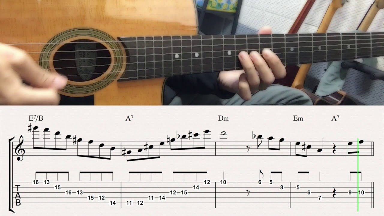 Chega de Saudade(No More Blues) Theme | Gypsy Jazz Guitar Tabs
