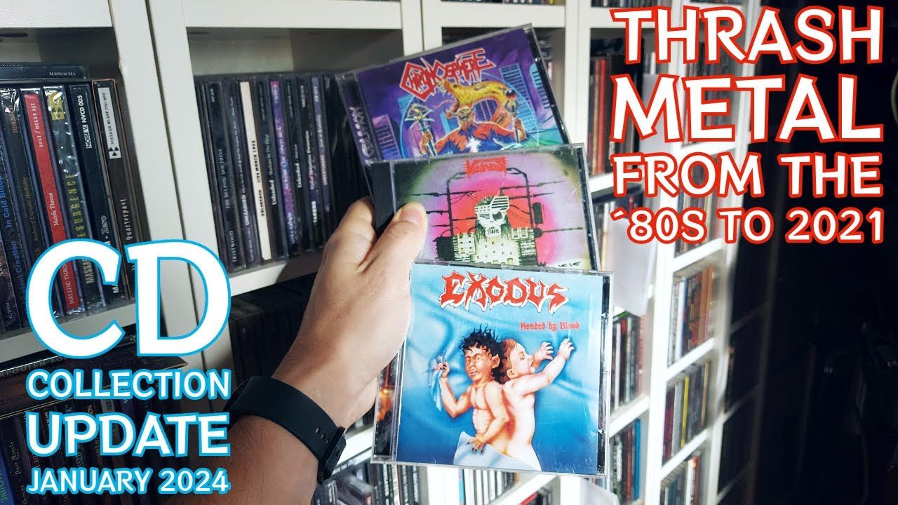 THRASH METAL CD COLLECTION UPDATE - Releases from 1985 to 2021 (Heavy, Death, Progressive, Bootleg)