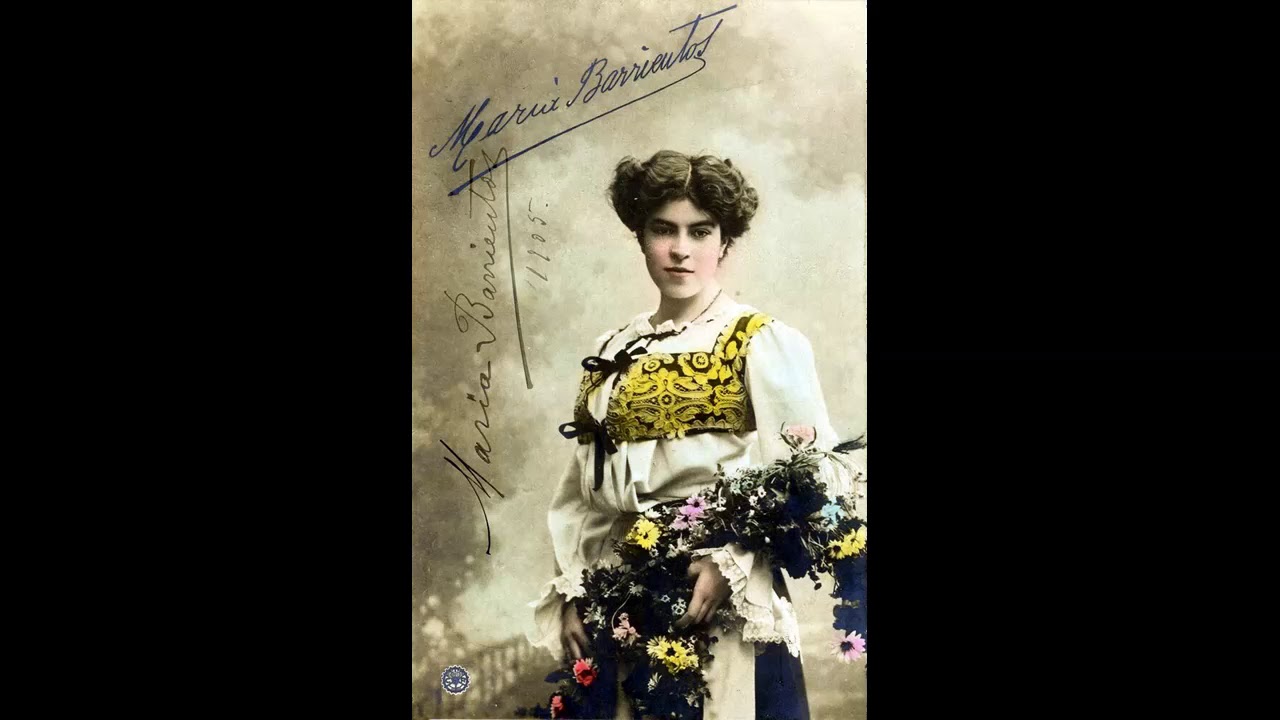 Maria Barrientos (soprano) - Una voce poco fa ('Barber of Seville' - Rossini) (1906)