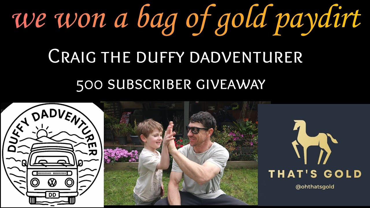 The winning gold paydirt @DuffyDadventurer @ohthatsgold 