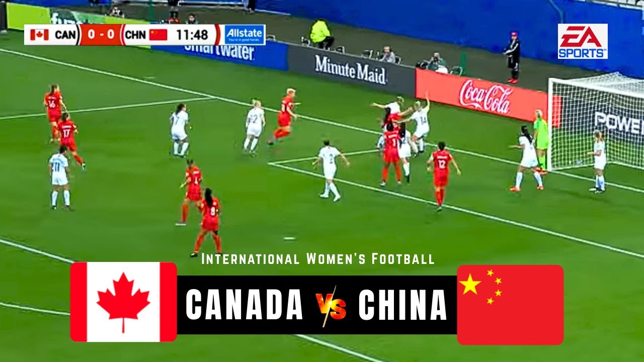 CANADA vs CHINA | Women's Friendly Football match on August 22, 2025 | FIFA 23 [Ultra HD] Gameplay