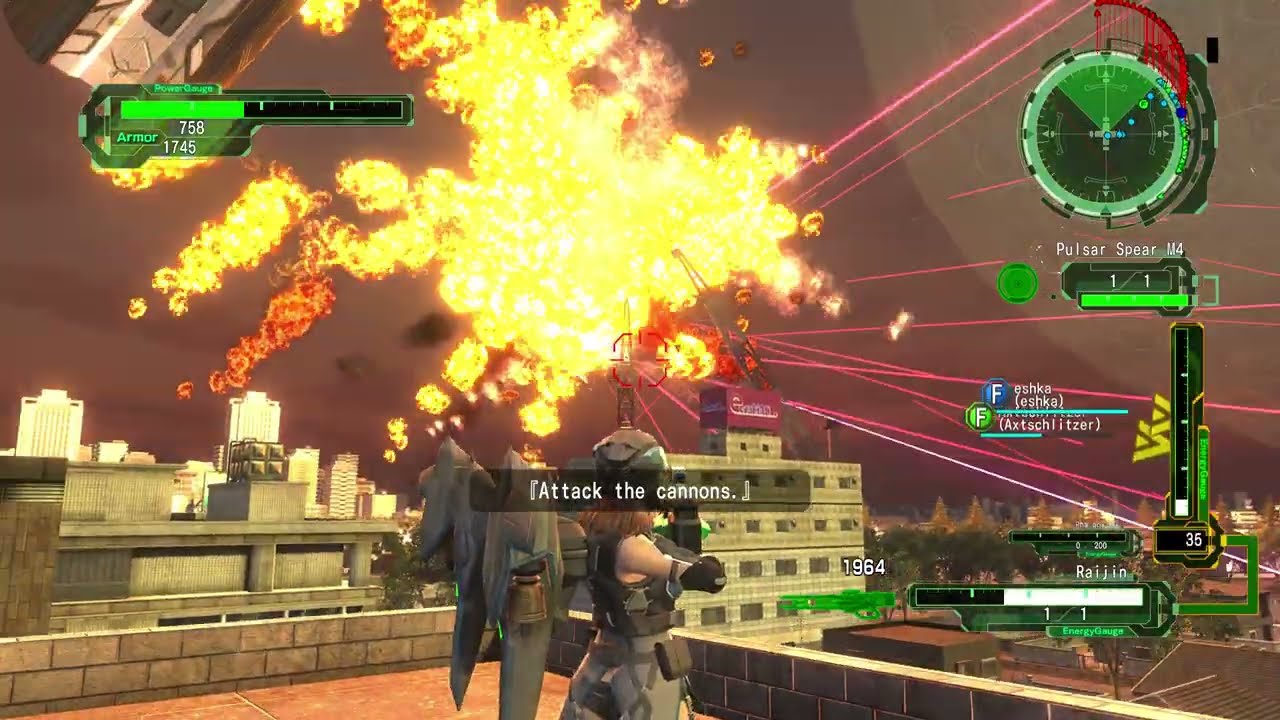 Earth defense force 6. Кооп с Никитой #114. Hard. Wing Diver. Миссии 132–134.