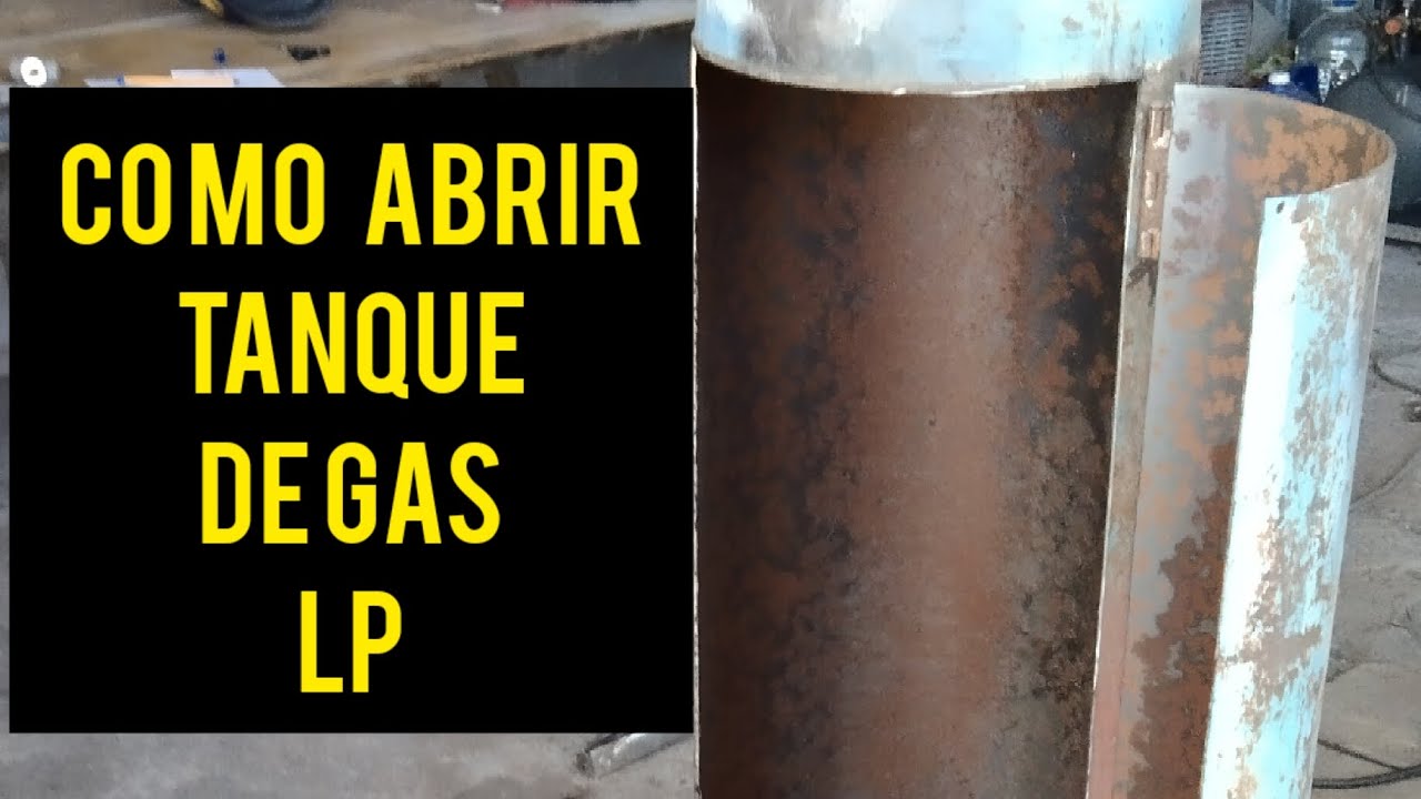 cómo abrír tanque de gas lp.