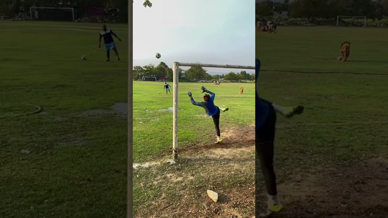 The best goalkeeper save in slow motion! 👏 (via balbuena.hdez10/IG) #shorts