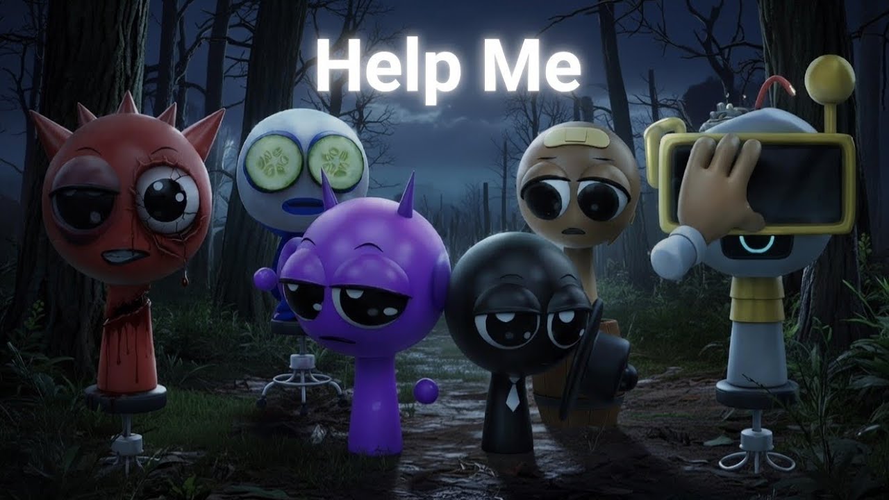 OH NOO HELP SPRUNKI - Animation Music |Tiles Hop |