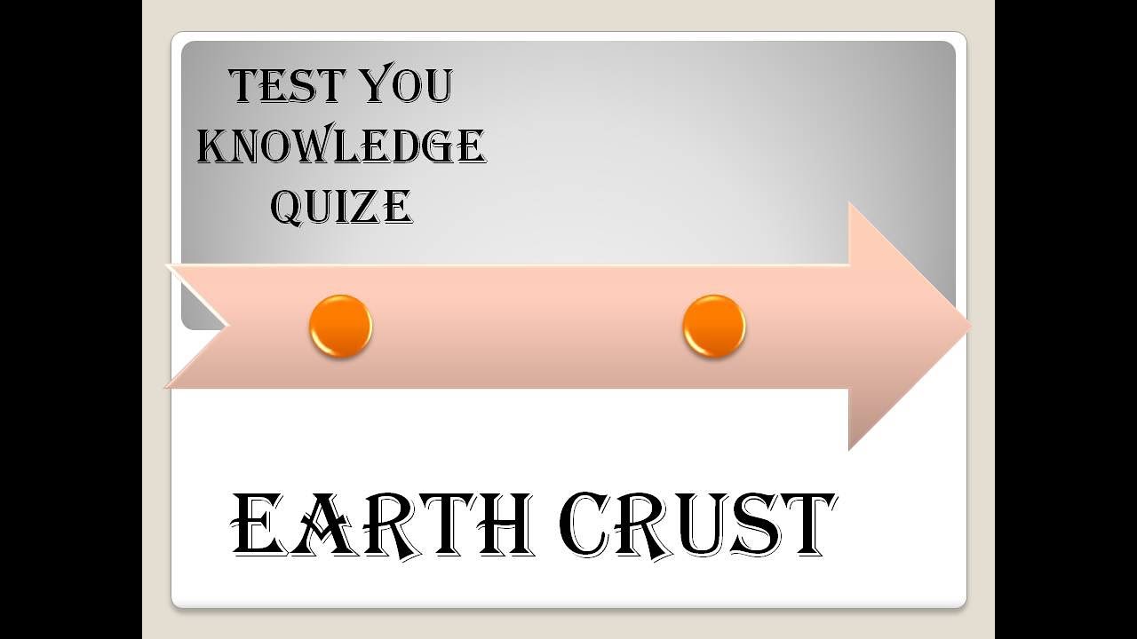 Crust/Earth's Geological  knowledge Puzzle