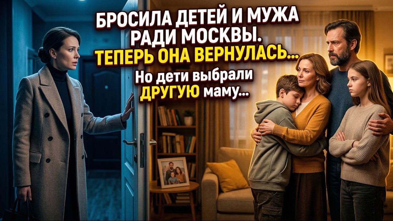 «Моя мама дома, а ты кто?» Жестокий урок для той, кто предала самых близких.