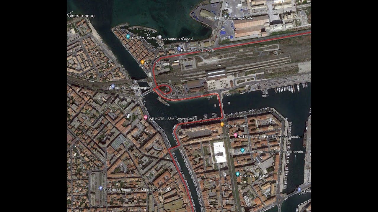 Mon Tour de l'Etang de Thau 2024 à vélo #5 : De Balaruc à la sortie de Sète  en 4k