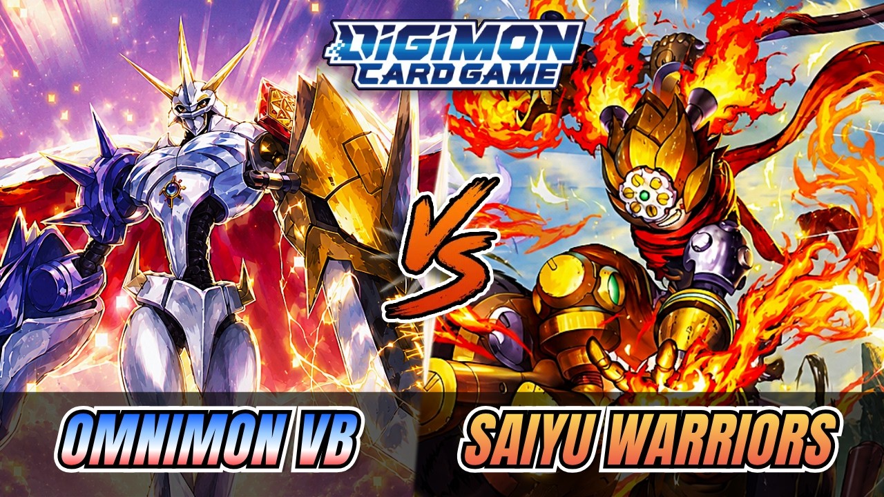 Omnimon (Virus Busters) Vs Saiyu Warriors | EX12 Feature Match | Digimon Card Game & TCG