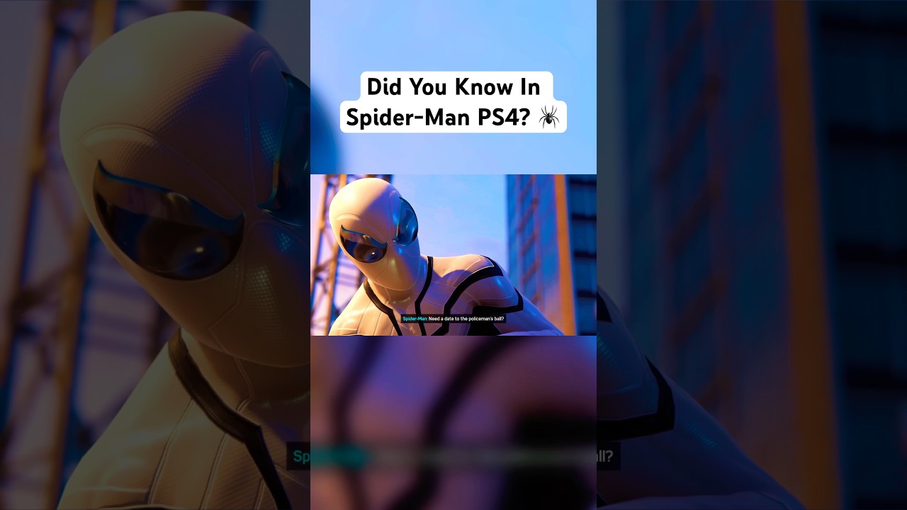 🤯 Знаете ли вы, что в &laquo;ЧЕЛОВЕКЕ-ПАУКЕ&raquo; на PS4 эта сцена меняется? #spiderman
