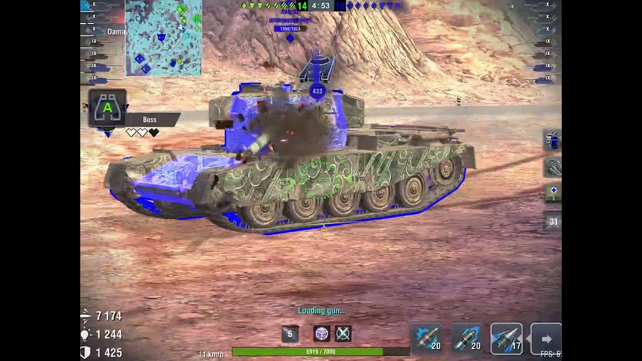 Would of Tanks: Blitz (WOT: B) #58. Leopard 1/ Big Boss\ (A very close call)