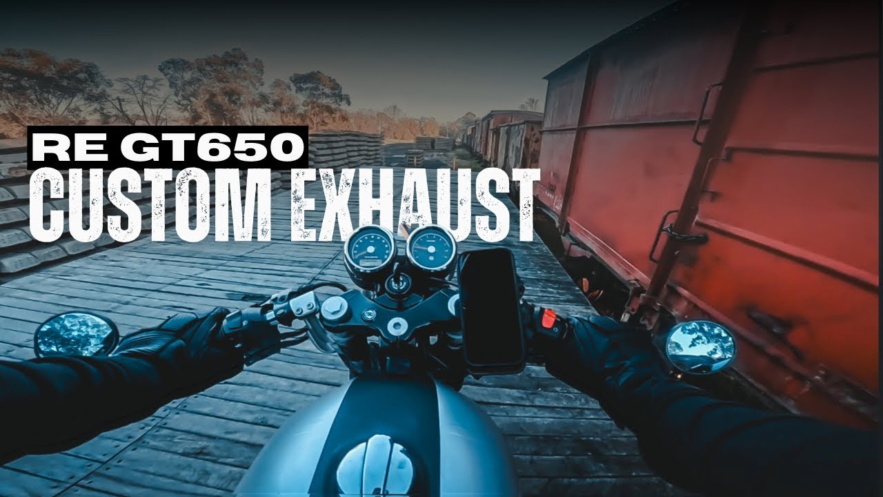 CUSTOM EXHAUST Royal Enfield GT650 | exploration