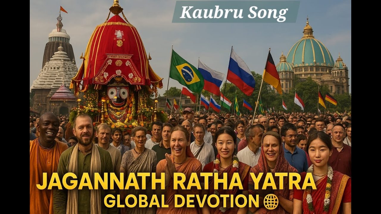 Jagannath Kaubru Song | International Rath Yatra Festival | Reang to Russia united in Bhakti