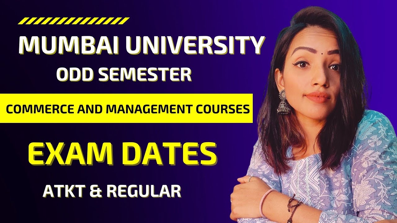 MUMBAI UNIVERSITY ODD SEMESTER EXAM DATES 2022 FINALLY OUT | COMMERCE & MANAGEMENT COURSES