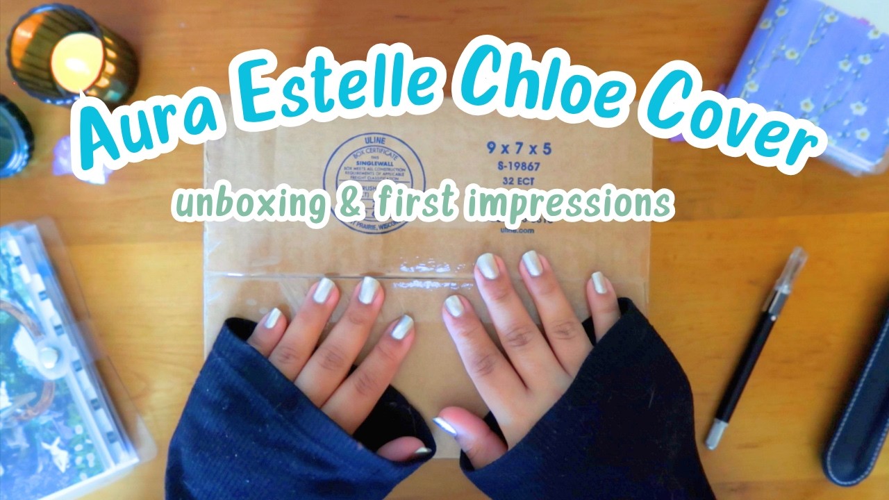 Распаковываем вместе мою новую обложку для планера Aura Estelle Chloe personal rings