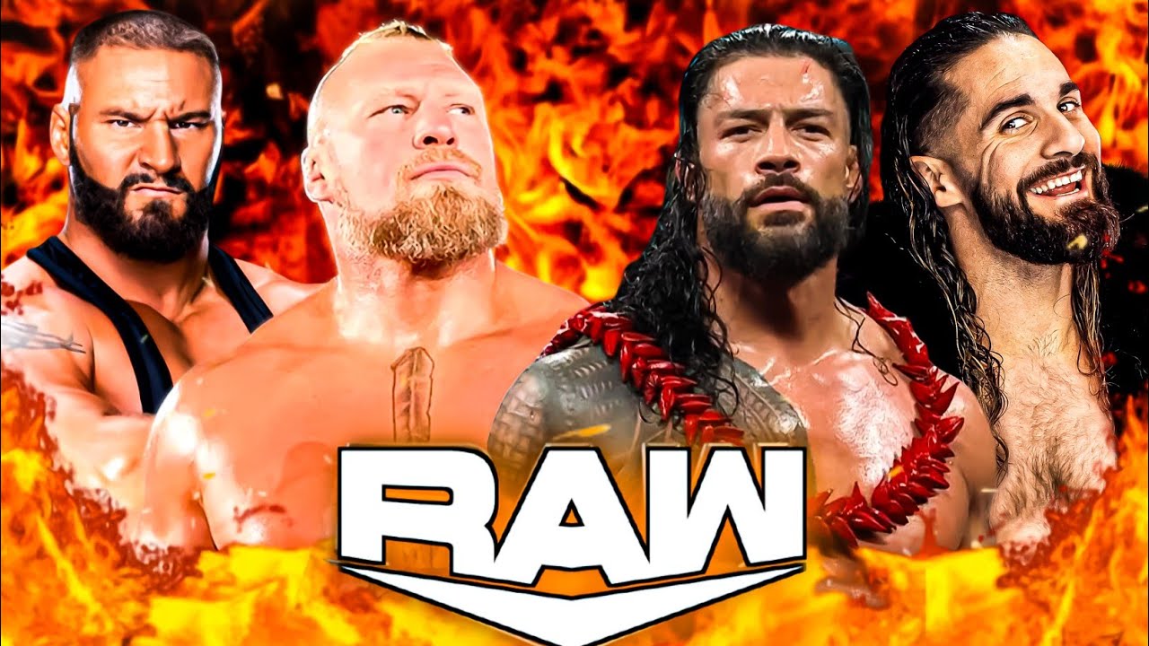 Roman Reigns & Seth Rollins vs Vision Tag Team Match WWE Raw Netflix | WWE 2K25