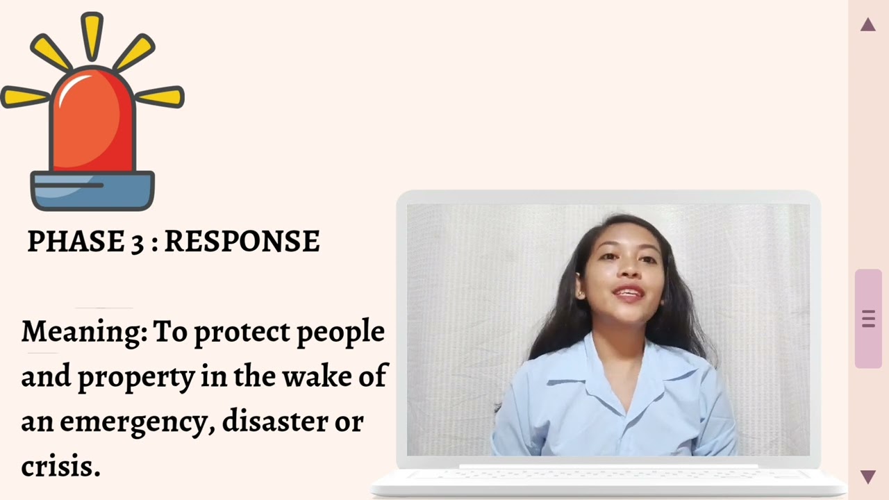 Four phases of emergency management by Cris L. Montanses BPED 3A