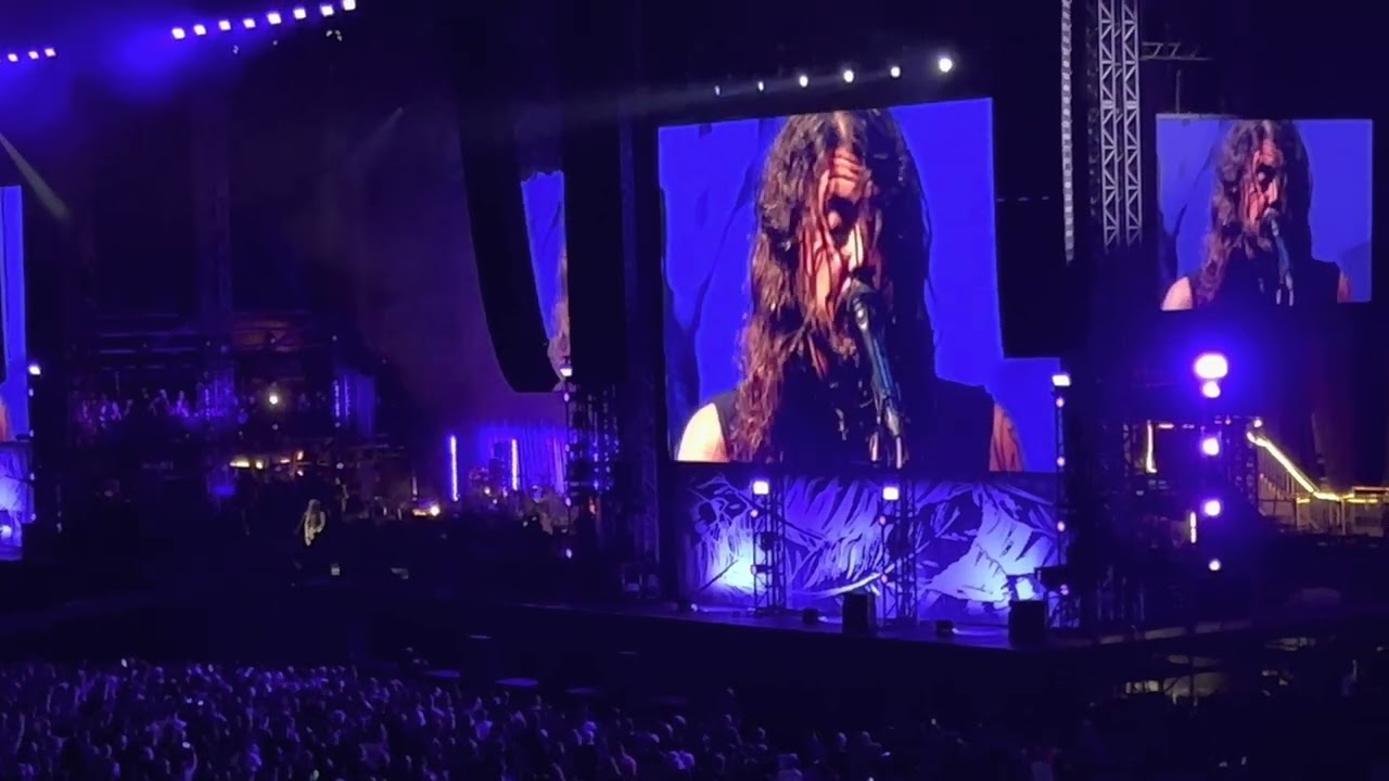 First Everlong without Taylor. ❤️‍🩹 Wembley Stadium 9/3/2022 foo fighters