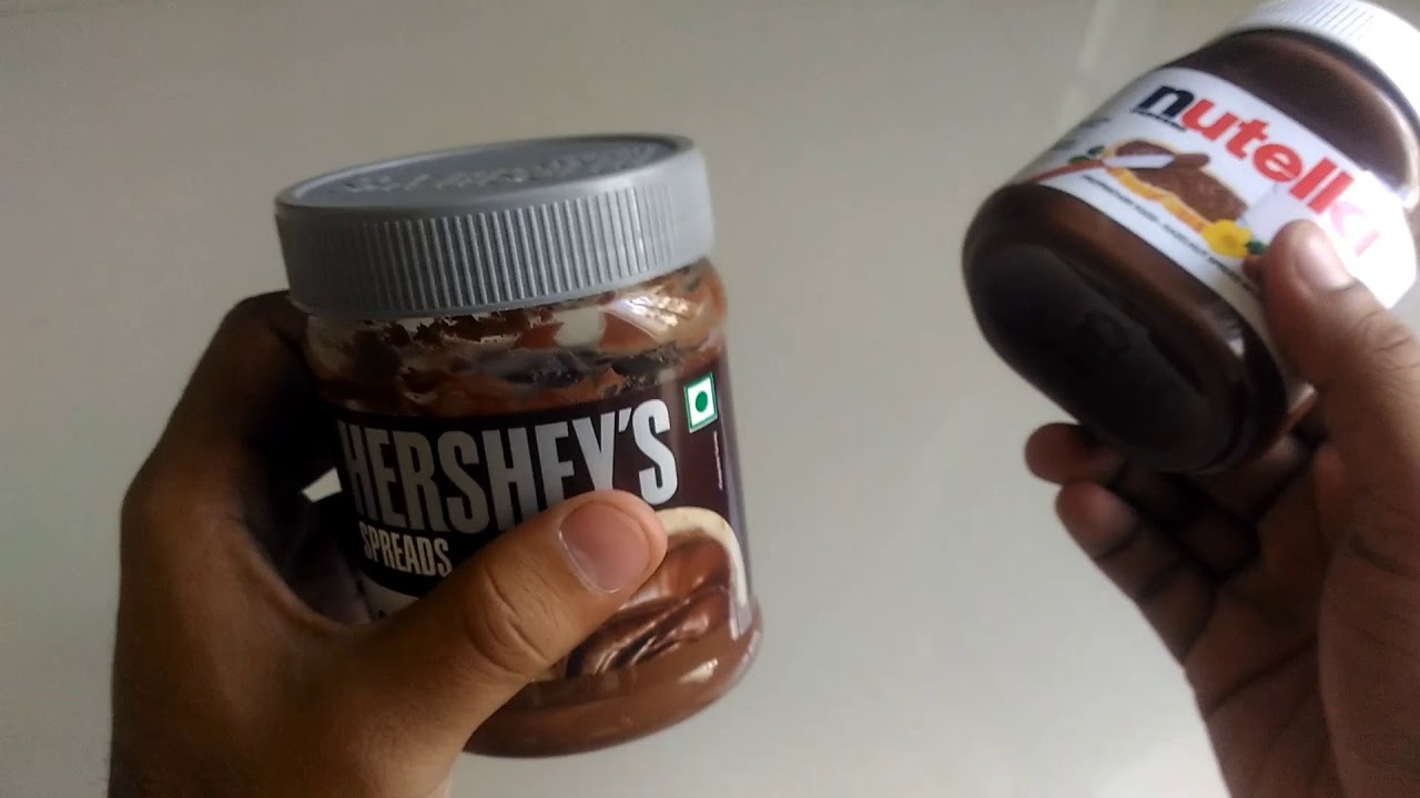 Nutritional facts Hersheys vs Nutella spread