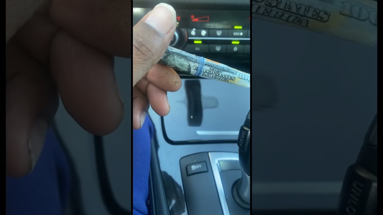 I rolled a blunt in a $100 Bill‼️