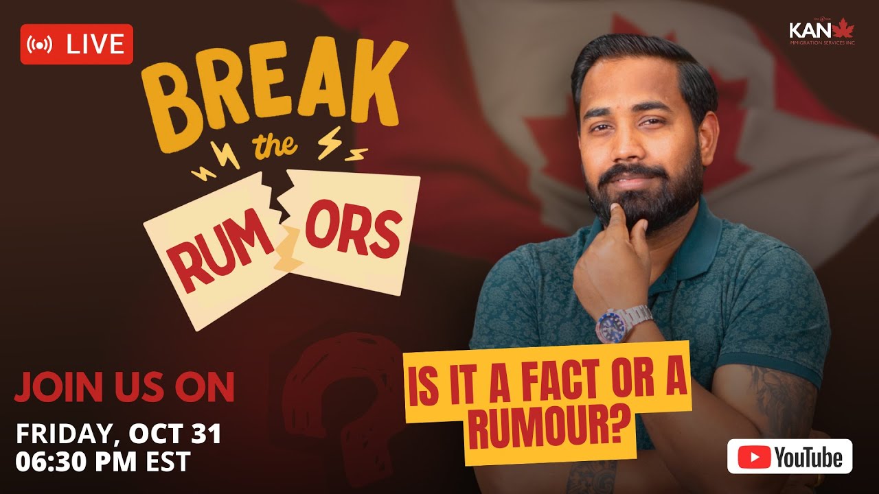 🚨 BREAK THE RUMOURS — Canada Immigration LIVE Q&A! 🇨🇦