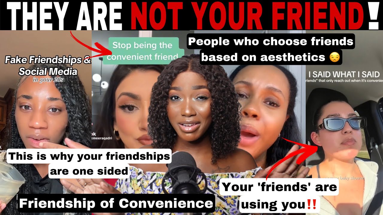 MERCY!😱 BEWARE OF SO CALLED FRIENDS! FRIENDSHIP OF CONVENIENCE | FRIENDSHIP DETOX | ONE SIDED FRIEND