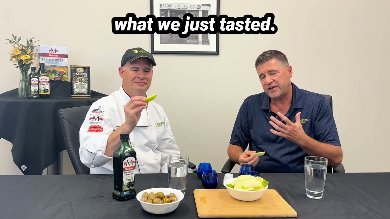 Discover the Art of Olive Oil Tasting with Mark and Chef Peter