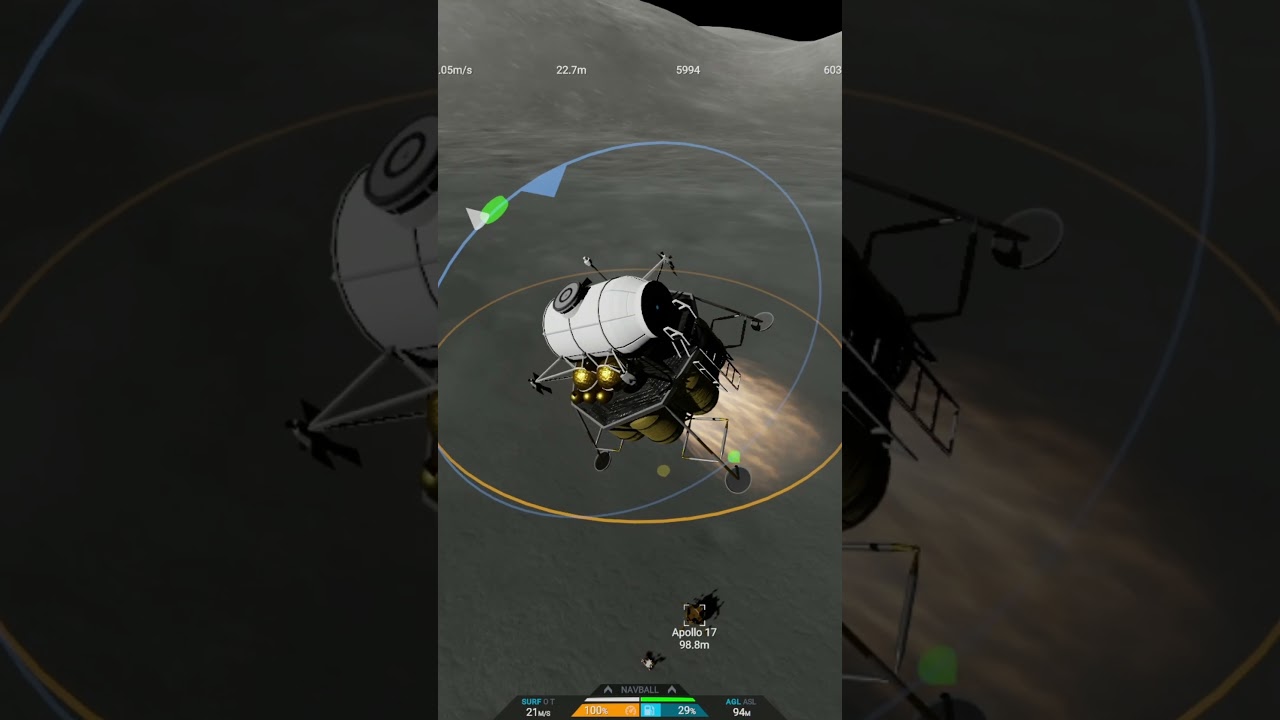 Landing At The Apollo 17 Landing Site In Juno: New Origins