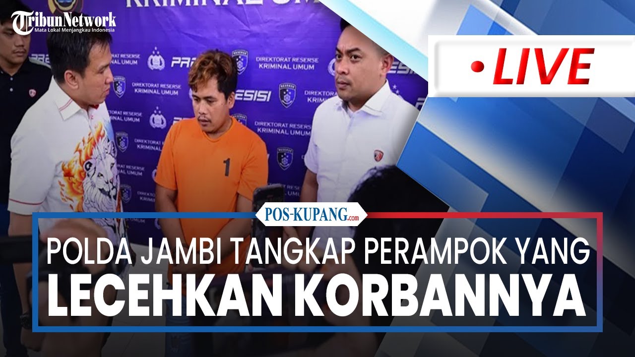 🔴Polda Jambi Tangkap Perampok yang Lecehkan Korbannya, Pelaku di Dor saat Mau Melarikan Diri