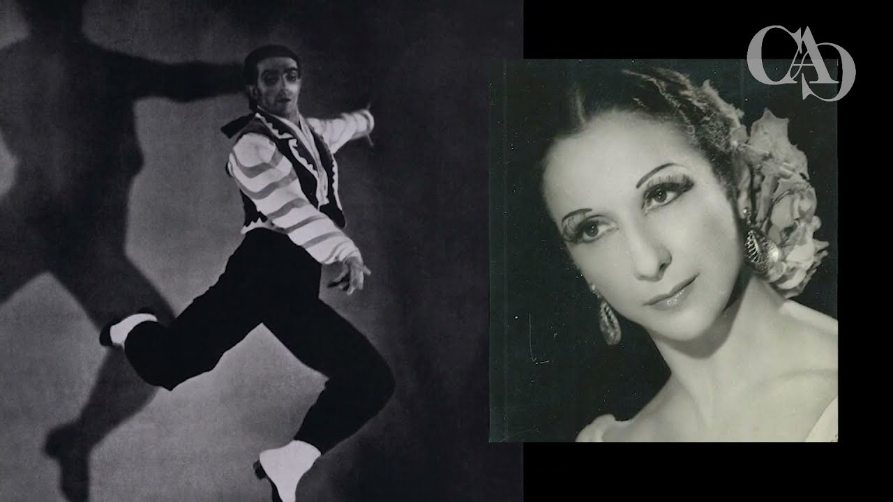 07 Galer&iacute;a de Celebridades. L&eacute;onide Massine, Tamara Grigorieva, George Balanchine.