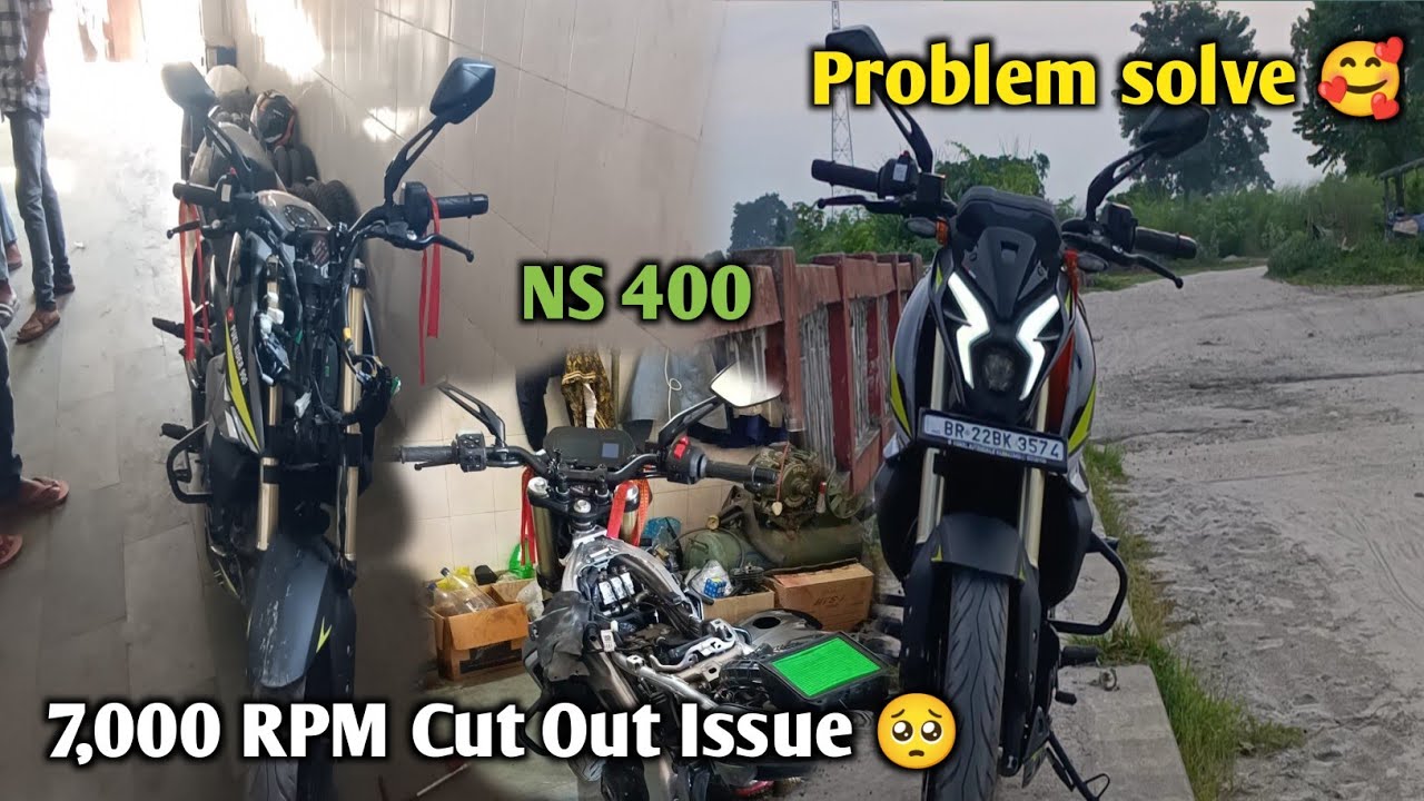 7,000 RPM pe cut out Issue problem Solve 🥰 | NS 400 Accelerator problem Solve 😊 | #ns400z  #issue