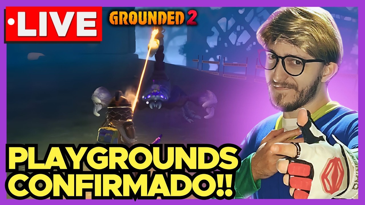 GROUNDED 2 🔴 LIVE: Modo Playgrounds Confirmado para Semana que Vem!! Crazyyy Crazyyyy! #grounded2