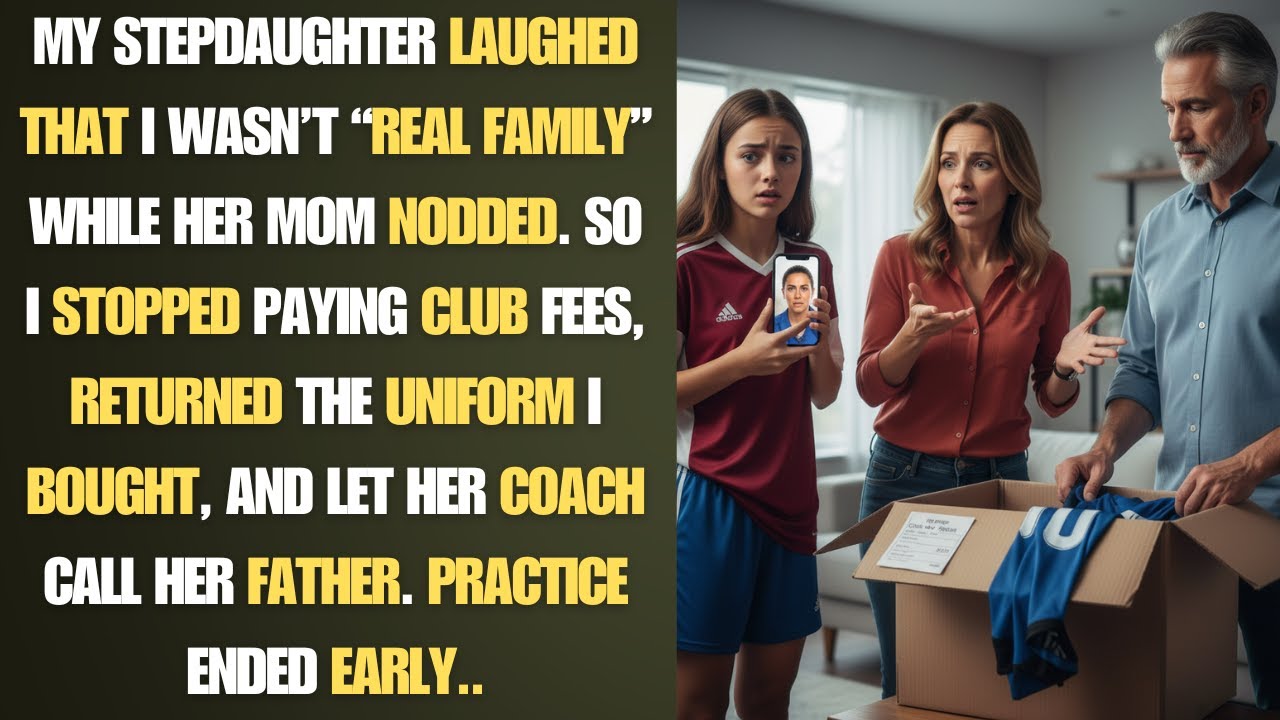 My .tepdaughter laughed that I wasn’t “real family” while her mom nodded. So I - BEST REDDIT STORIES