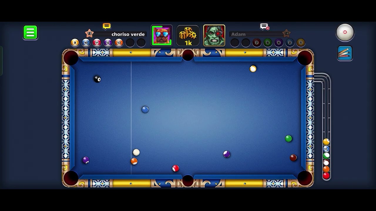 Perdí en 8 ball