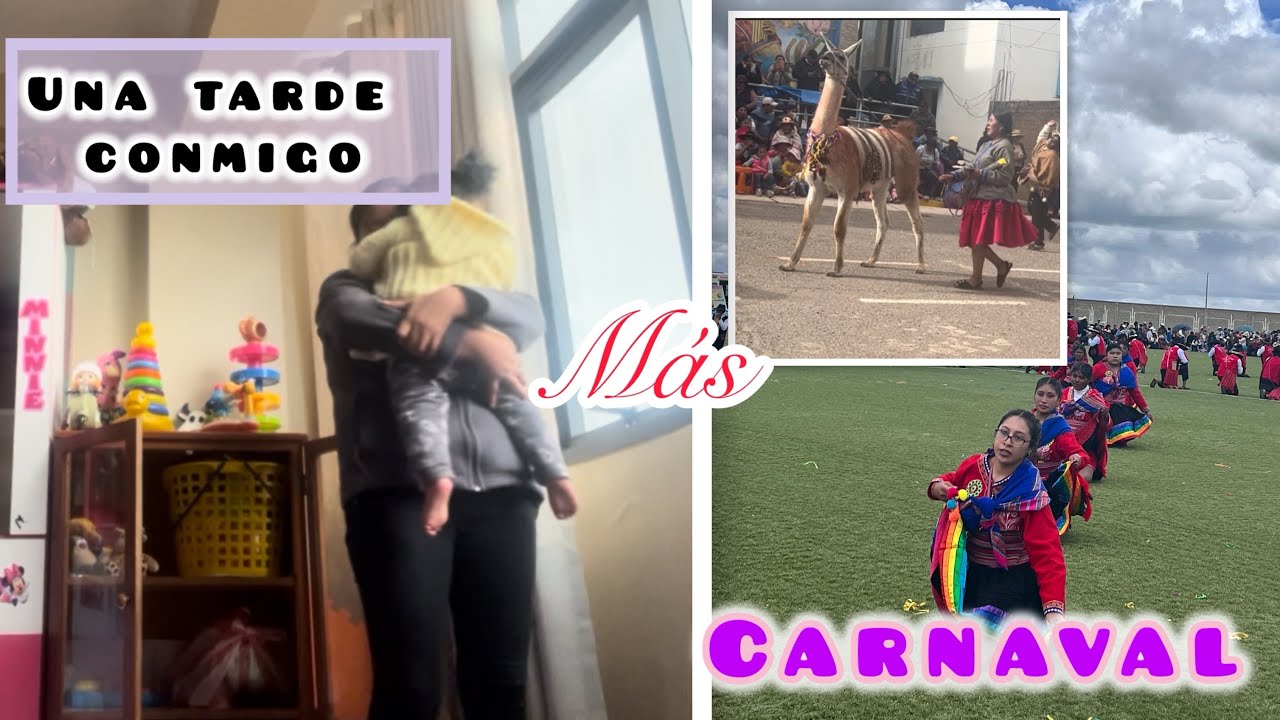 🦧Una tarde CONMIGO 🐄🤗// CARNAVAL de un pueblito 💃🏽