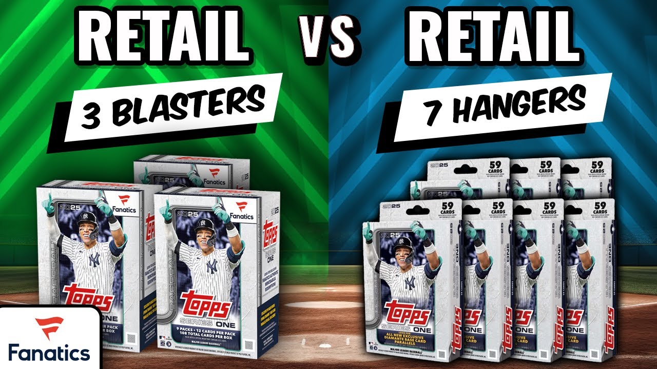 🚨ALL RISE!!🚨 2025 TOPPS SERIES 1 FANATICS EXCLUSIVE BLASTERS VS 2025 TOPPS SERIES 1 HANGERS