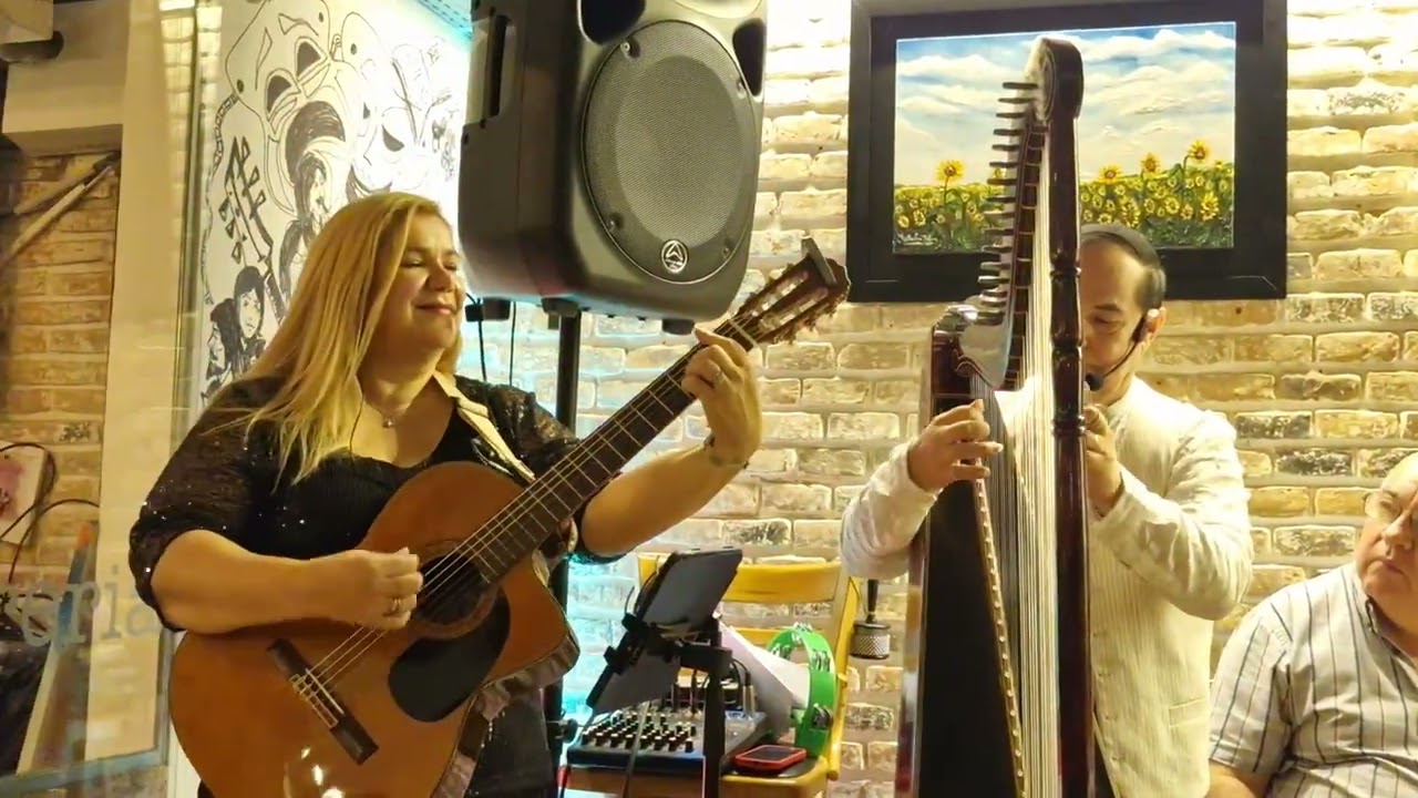 Selección de músicas en arpa - Rocío Cristal y Nelson González (En vivo)