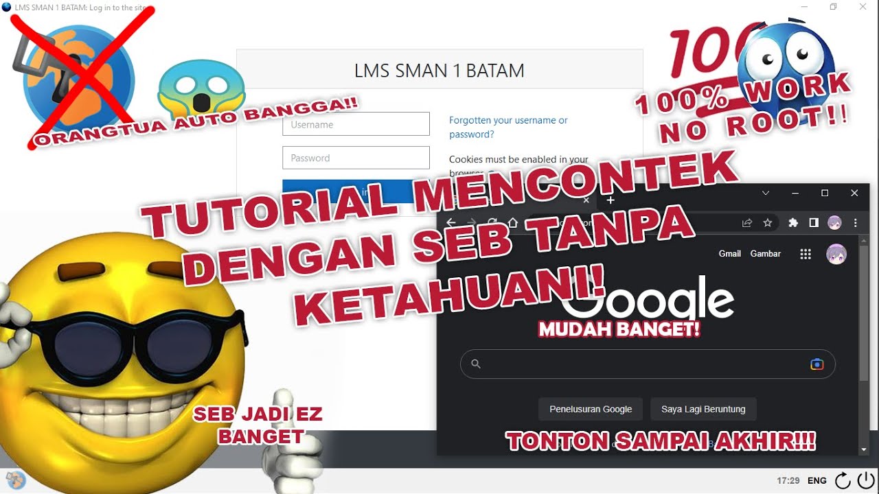 TUTORIAL MUDAH MENCONTEK DI SEB WORK!!!