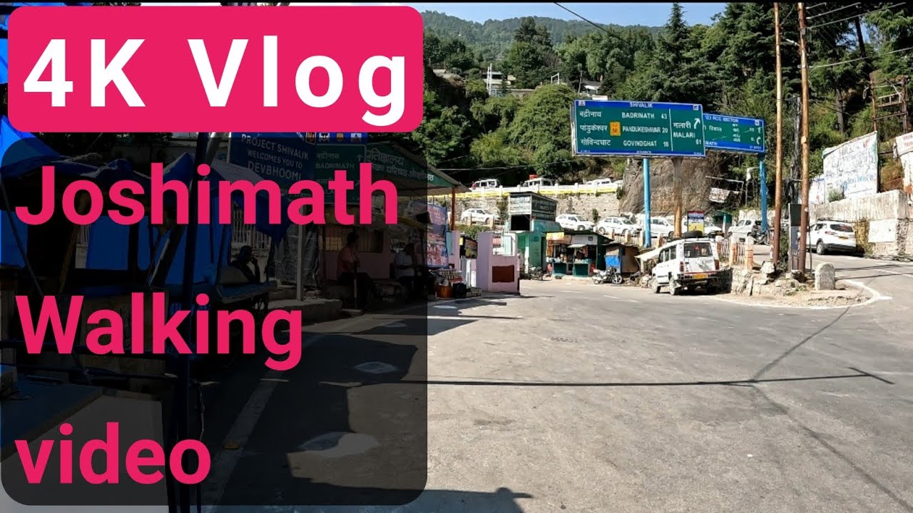 Joshimath Upper Market Walking video #travel #traveling