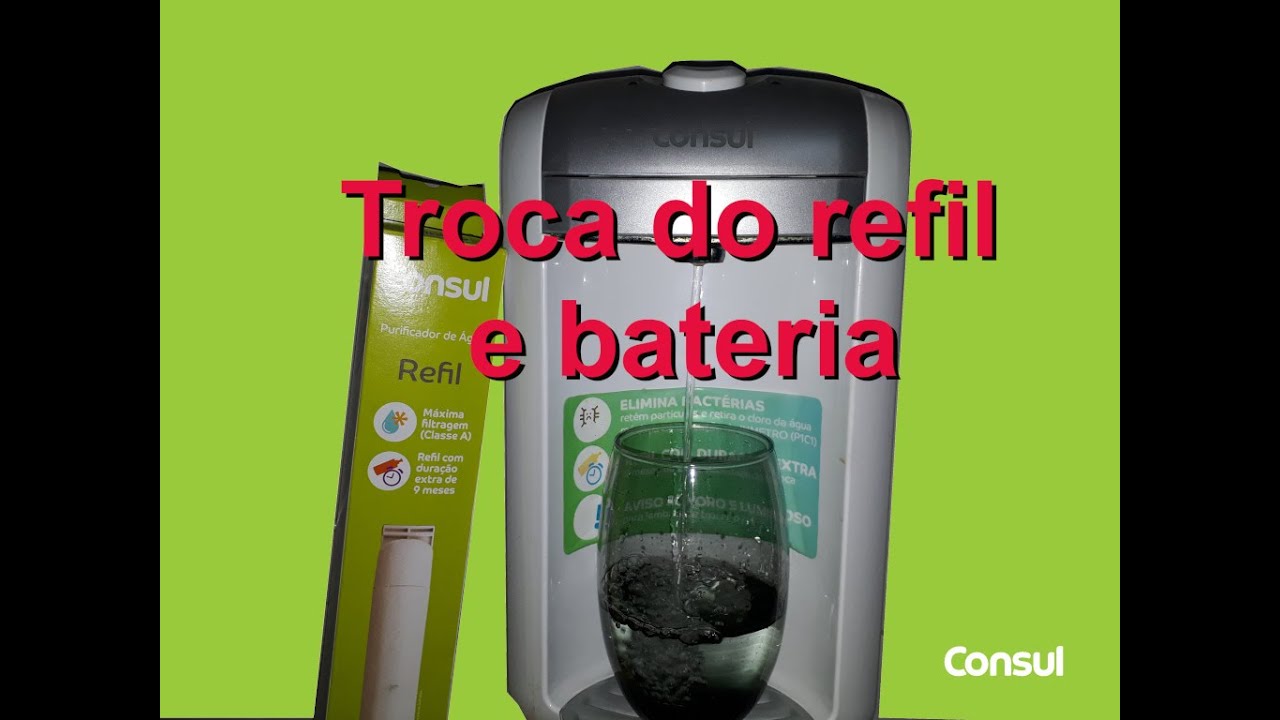 Purificador Consul CPC30AB - Apitando: Troca do refil e reset no contador