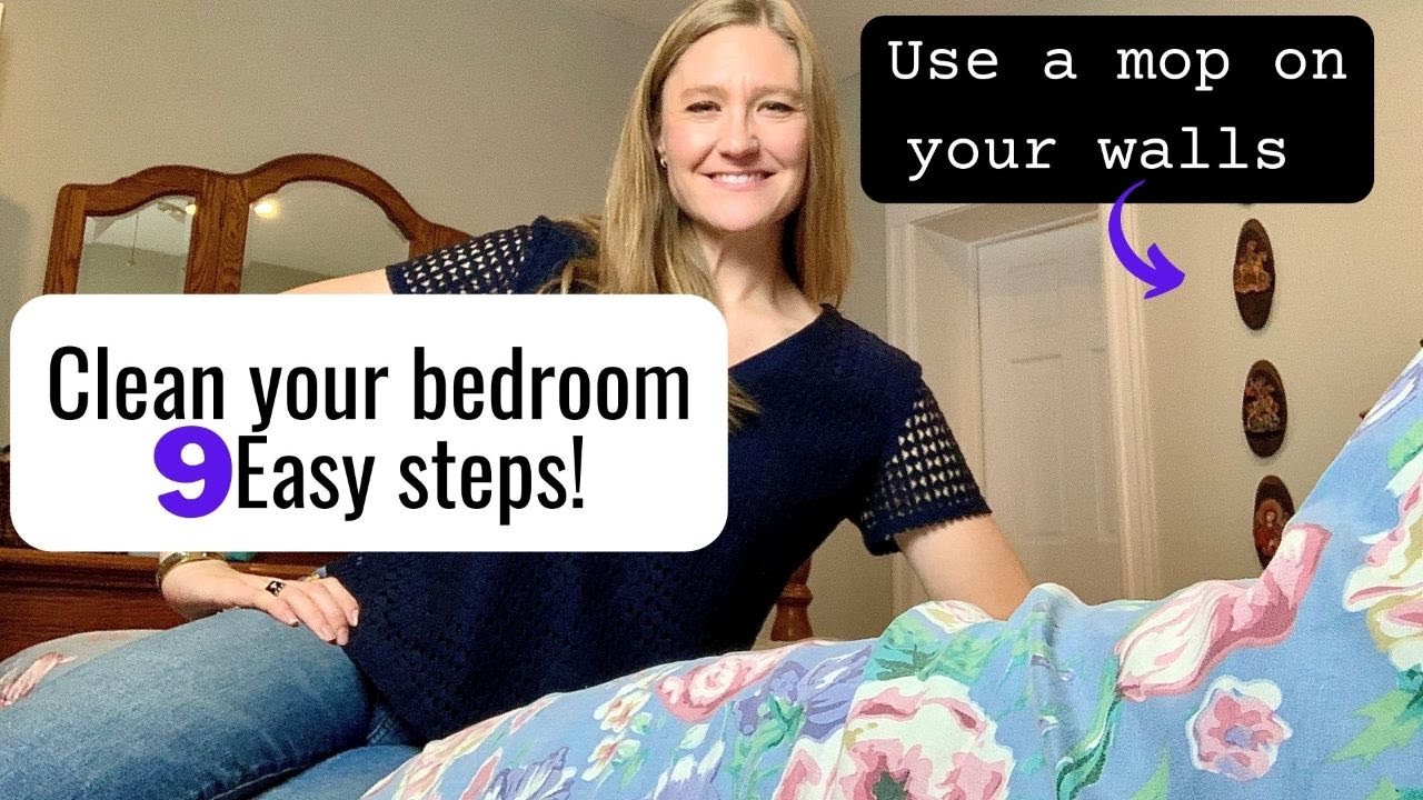 DEEP CLEAN My Bedroom With Me! My 9 Step System
